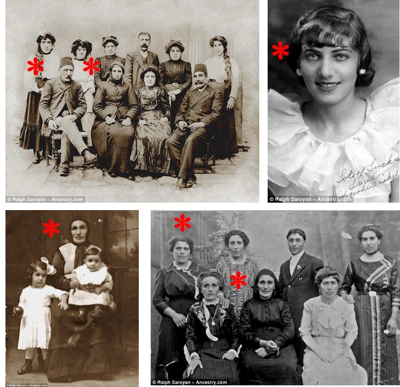 Family photos of the Kardashian's Armenian descendents